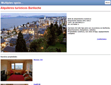 Tablet Screenshot of barilochealquileres.com